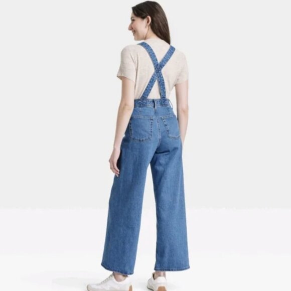 Denim Sailor Overalls - Picture 2 of 4